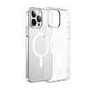 Baseus Crystal Magnetic Case za iPhone 13 Pro Max (prozirna) + kaljeno staklo