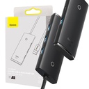 Baseus Lite Series Hub 4u1 USB na 4x USB 3.0, 25 cm (crni)