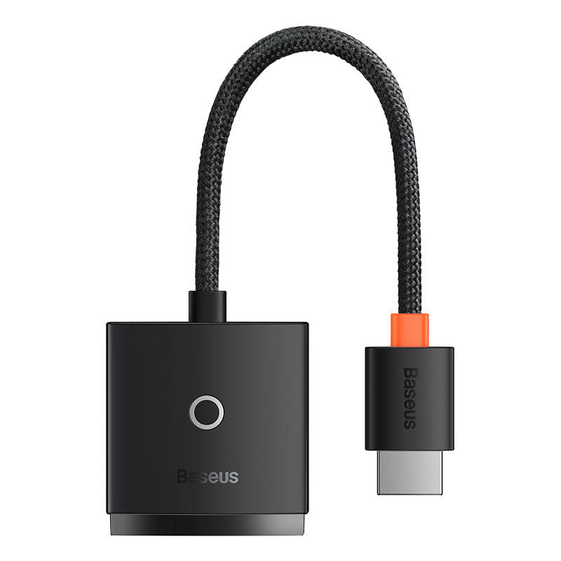 Baseus Lite Series HDMI na VGA adapter sa zvukom (crni)