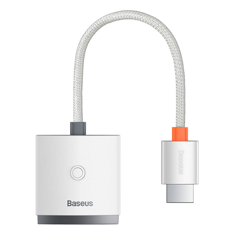 Baseus Lite Series HDMI na VGA adapter sa zvukom (bijeli)