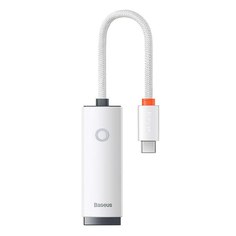 Mrežni adapter Baseus Lite Series USB-C na RJ45 (bijeli)