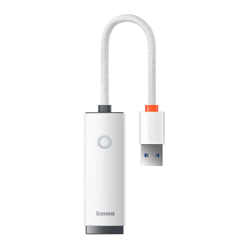 Baseus Lite Series USB na RJ45 mrežni adapter (bijeli)