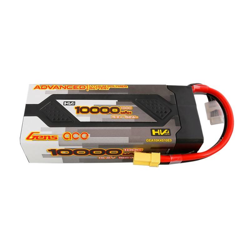 Baterija LiPo Gens Ace Advanced 10000mAh 15,2V 100C 4S2P HardCase EC5