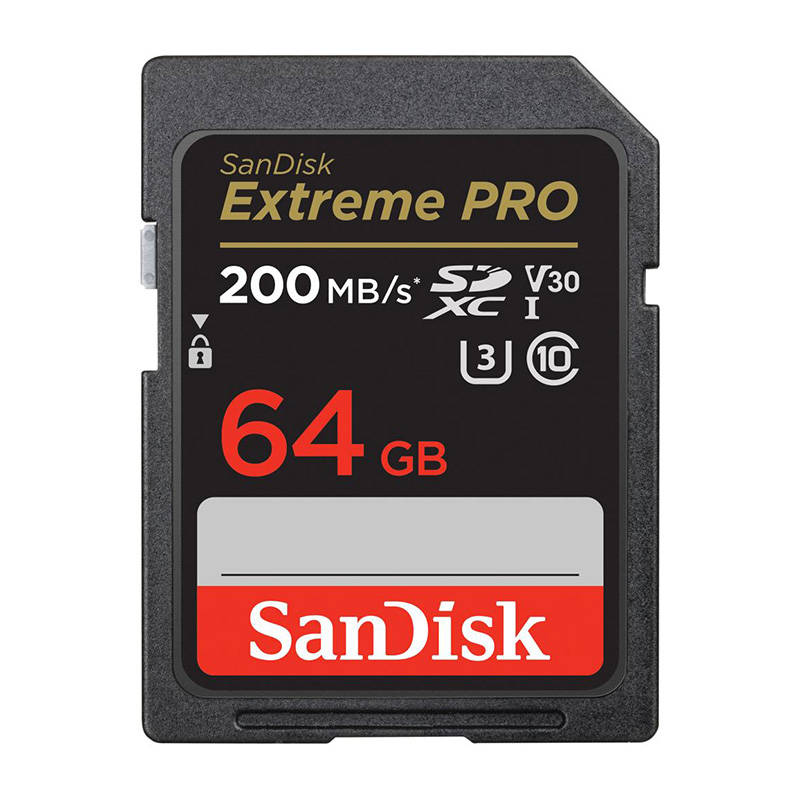 Memorijska kartica SANDISK EXTREME PRO SDXC 64GB 200/90 MB/s UHS-I U3 (SDSDXXU-064G-GN4IN)