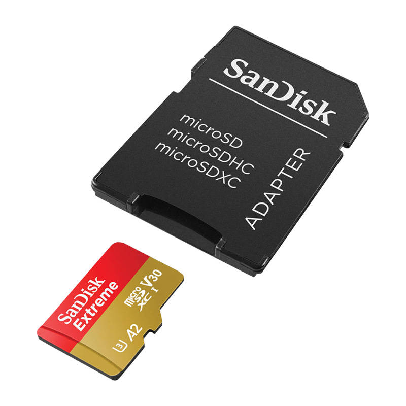 Memorijska kartica SANDISK EXTREME microSDXC 128 GB 190/90 MB/s UHS-I U3 ActionCam (SDSQXAA-128G-GN6AA)