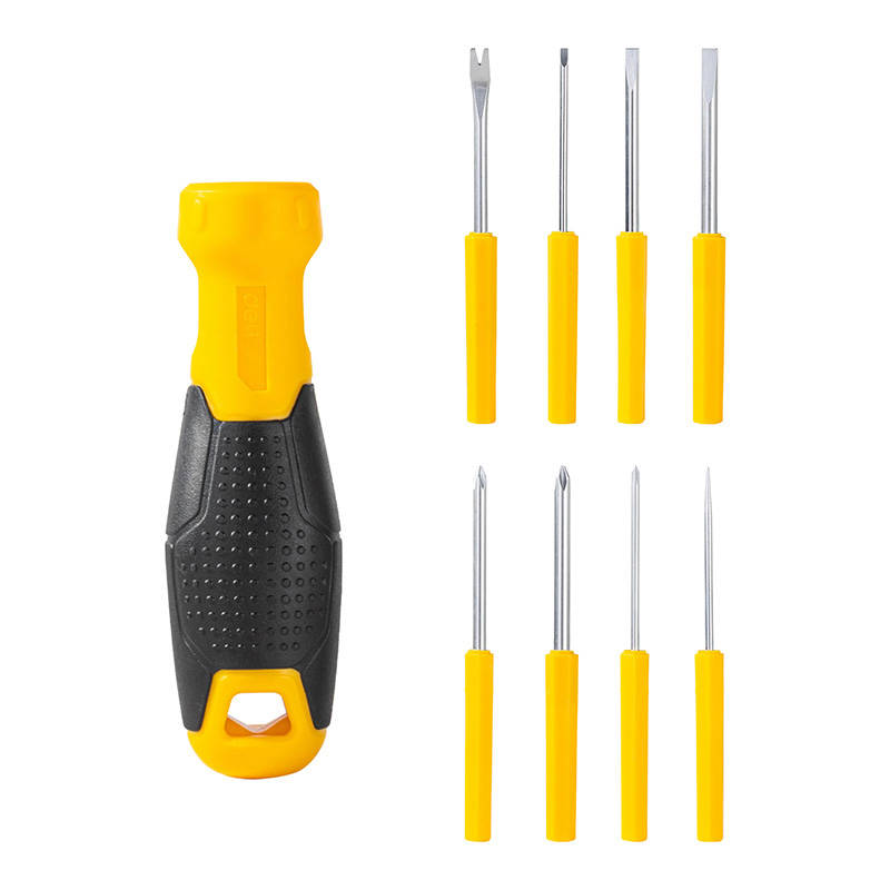 Set odvijača s 8 izmjenjivih bitova Deli Tools EDL636009