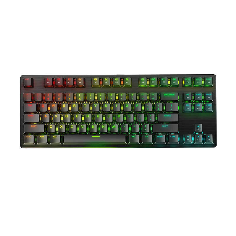 Mehanička gaming tipkovnica, BlitzWolf BW-KB2, plavi prekidač (RGB)