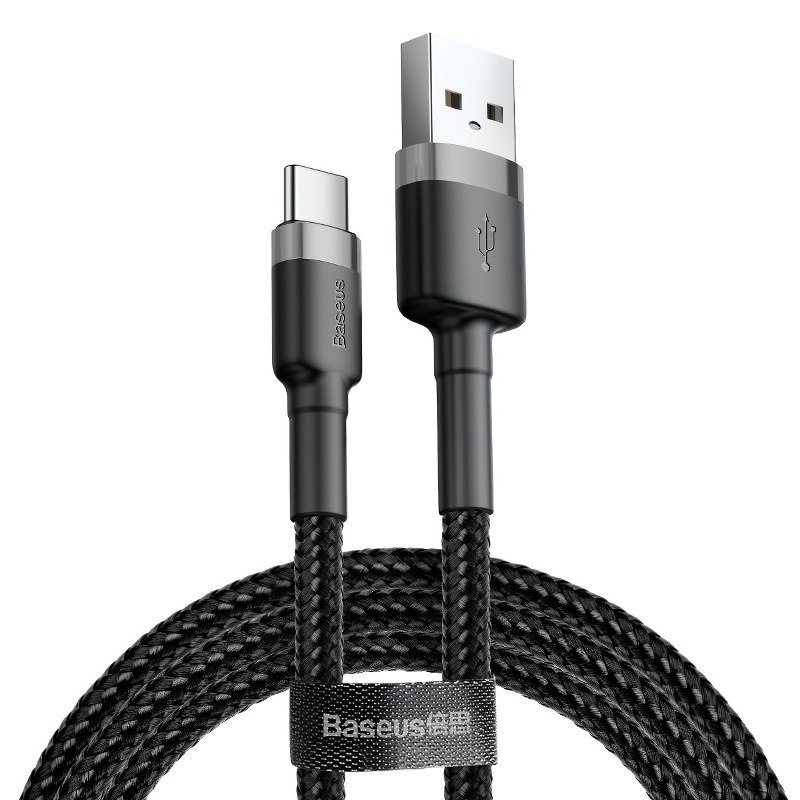 Baseus Cafule kabel USB-C 3A 1m (sivo+crno)