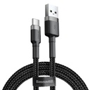 Baseus Cafule kabel USB-C 2A 2m (siva+crna) (paket od 5 komada)