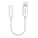 Kabel Vipfan L07 Lightning na mini jack 3.5mm AUX, 10cm (bijeli)