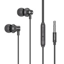 Žičane in-ear slušalice Vipfan M07, 3,5 mm (sive)