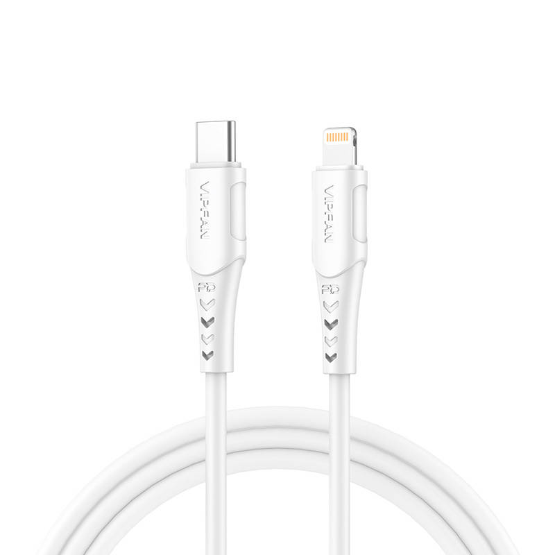 USB-C na Lightning kabel Vipfan P04, 3A, PD, 1m (bijeli)