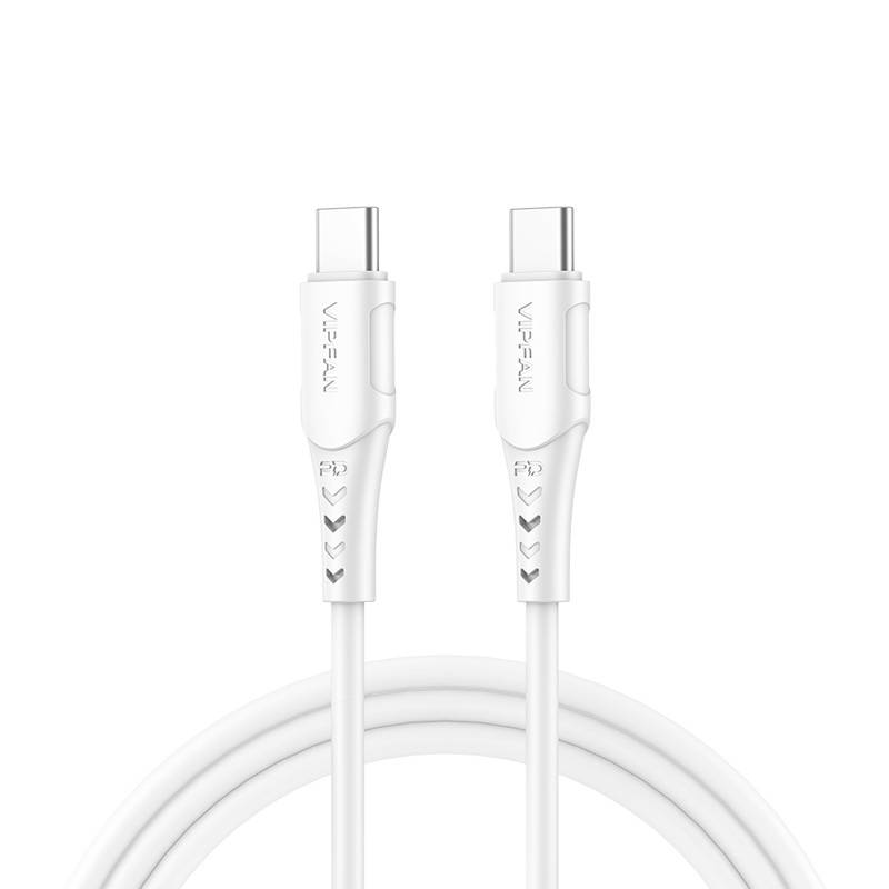 USB-C na USB-C kabel Vipfan P05, 60W, PD, 1m (bijeli)