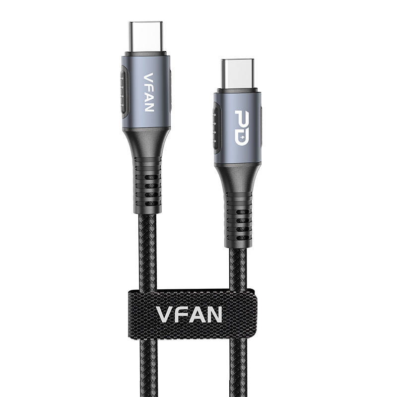 USB-C na USB-C kabel Vipfan P07, 60W, PD, 1.2m (crni)