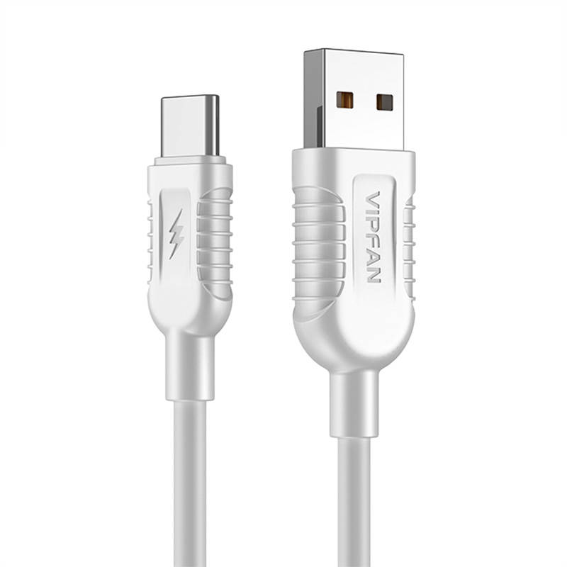 USB na USB-C kabel Vipfan X04, 5A, 1.2m (bijeli)