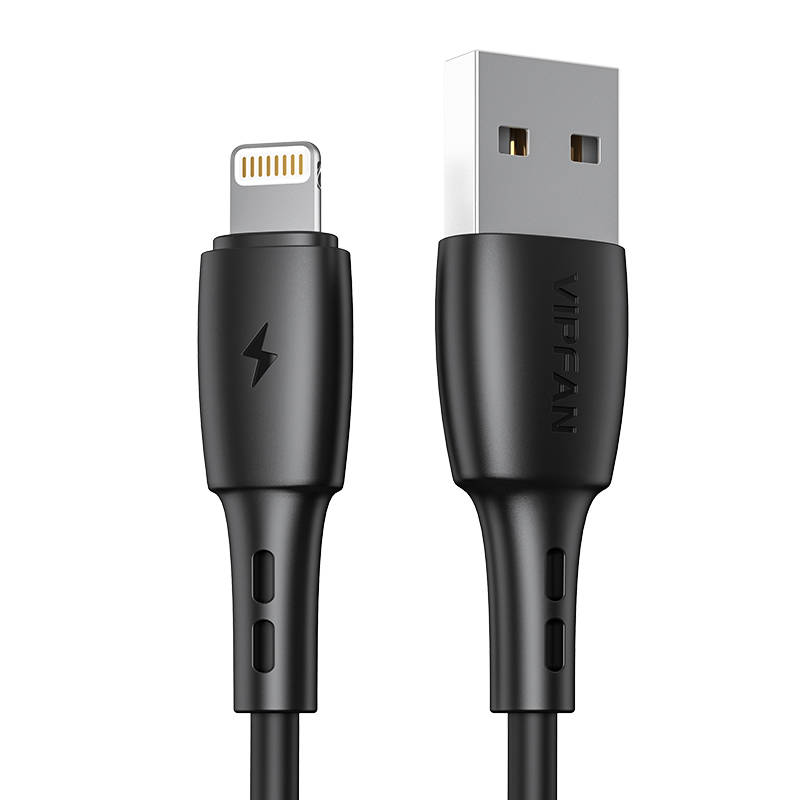 Kabel USB do Lightning Vipfan Racing X05, 3A, 1m (crni)