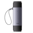 Baseus Lite Series SD/TF čitač memorijskih kartica, USB + USB-C (sivo)