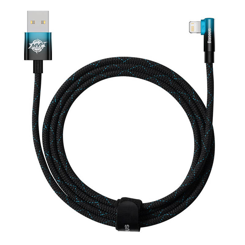 Baseus MVP 2 Lightning 2m 20W kabel - (crno-plavi)