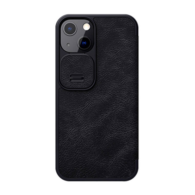 Maska Nillkin Qin Pro Leather za iPhone 13 (crna)