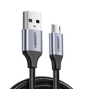 Micro USB kabel UGREEN QC 3.0 2.4A 1m (crni) (paket od 5 komada)