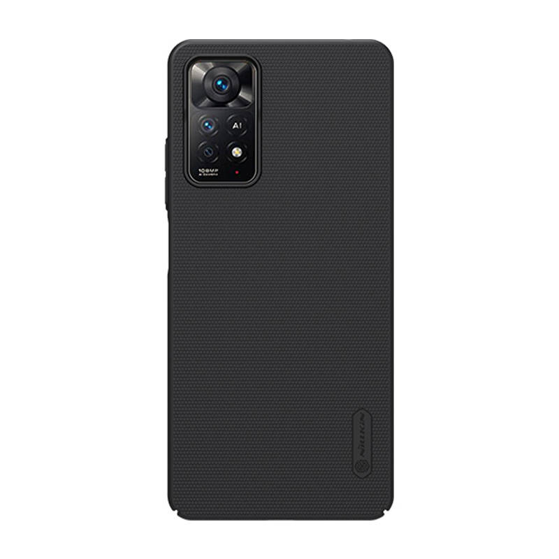 Maska Nillkin Super Frosted Shield za Xiaomi Redmi Note 11 Pro/5G/Pro+ (crna) (paket od 5 komada)