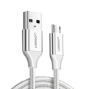 Micro USB kabel UGREEN QC 3.0 2.4A 1m (bijeli) (paket od 5 komada)