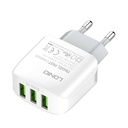 Zidni punjač LDNIO A3312, 3x USB, 17W (bijeli)