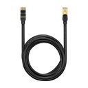 Baseus Ethernet RJ45, 10Gbps, 5m mrežni kabel (crni) (paket od 5 komada)