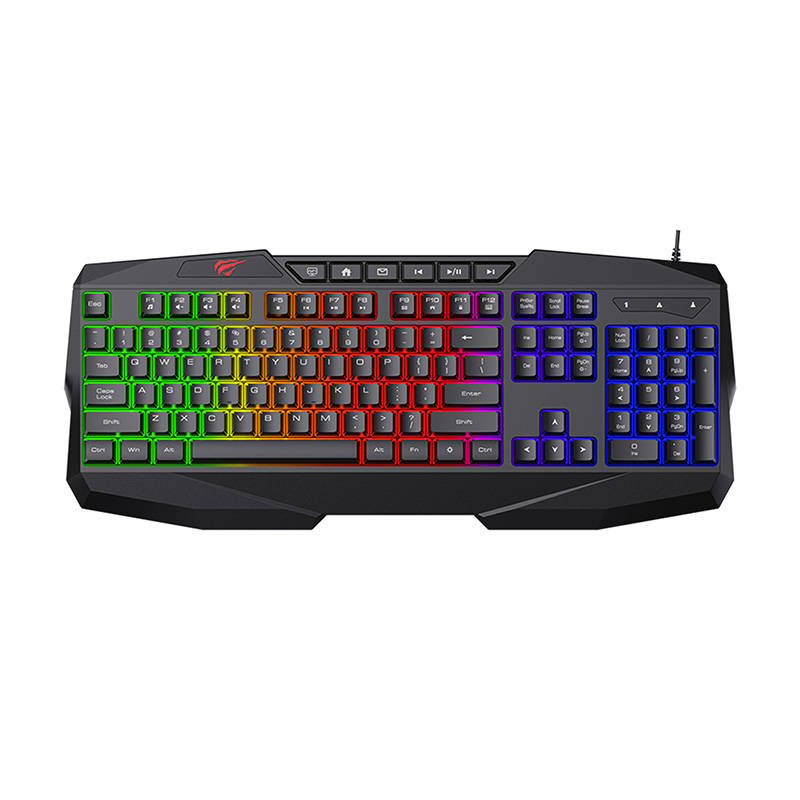 Gaming tipkovnica Havit KB878L RGB (crna)