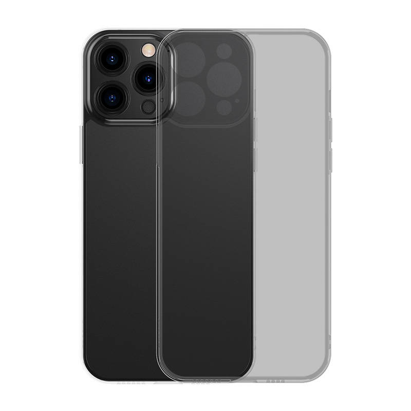 Baseus Frosted Glass Case za iPhone 13 PRO (crna) + kaljeno staklo