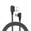 USB na USB-C kabel Mcdodo CA-5280 LED, 0,5 m (crni) (paket od 5 komada)