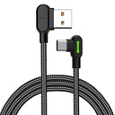 USB na USB-C kabel Mcdodo CA-5280 LED, 3m (crni) (paket od 5 komada)