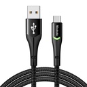 USB na USB-C Mcdodo Magnificence CA-7960 LED kabel, 1m (crni)