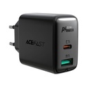 Zidni punjač Acefast A5 PD32W, USB + USB-C (crni)