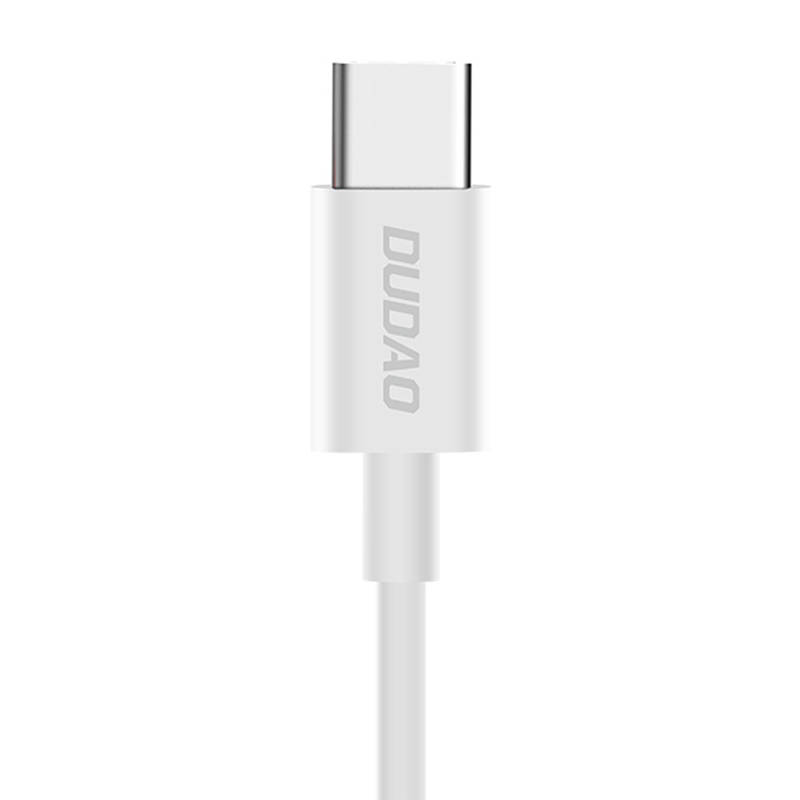 USB-C kabel Dudao L1T, 3A, 1m (bijeli)