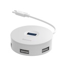 USB-C Hub 4u1 Baseus 15cm bijeli