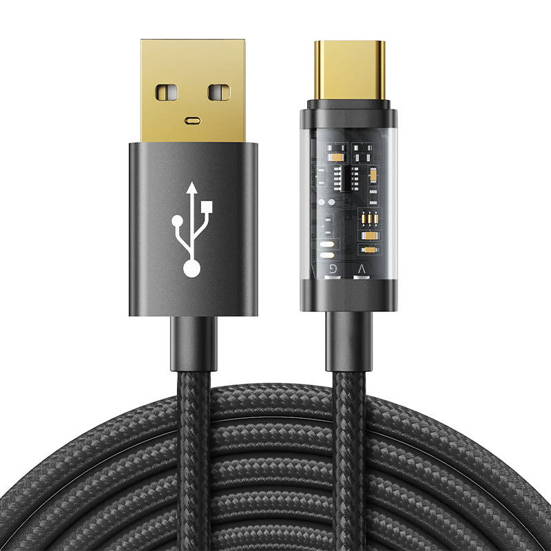 USB na USB-C kabel Joyroom S-UC027A12 3A, 1,2 m (crni)