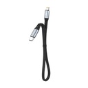 Kabel USB-C na Lightning Dudao 20 W PD 0,23 m (crni)