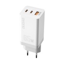 Punjač Dudao A7xsEU, GaN 65W, 2x USB-C + USB (bijeli)