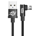 Baseus MVP koljeni kabel USB na mikro USB 2A 1m - crni (paket od 5 komada)