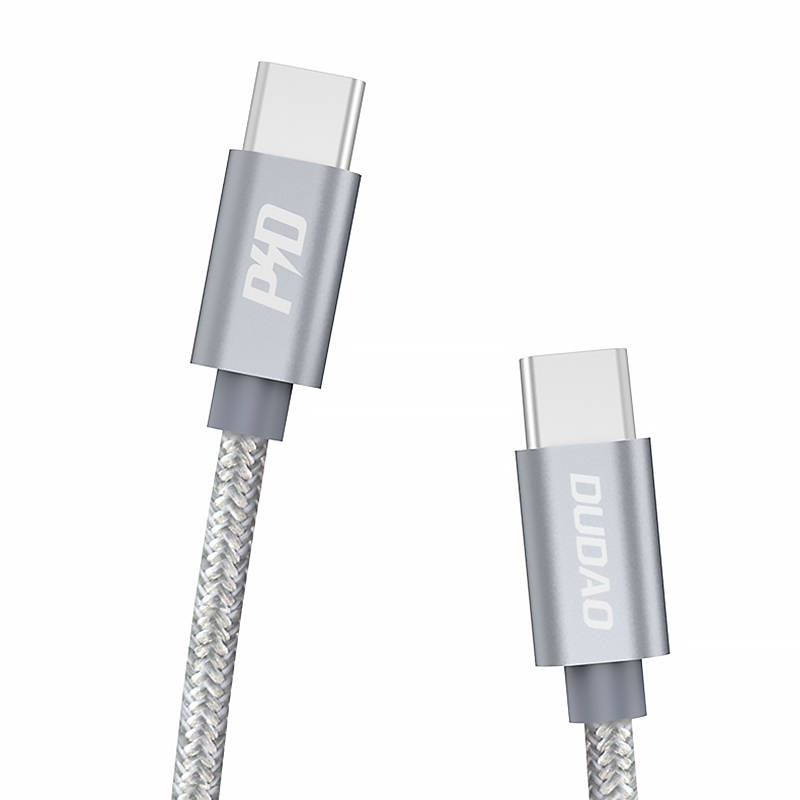 USB-C na USB-C kabel Dudao L5ProC PD 45W, 1m (sivo)