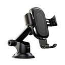 Gravity Car Mount Baseus s induktivnim punjačem Qi (crni)