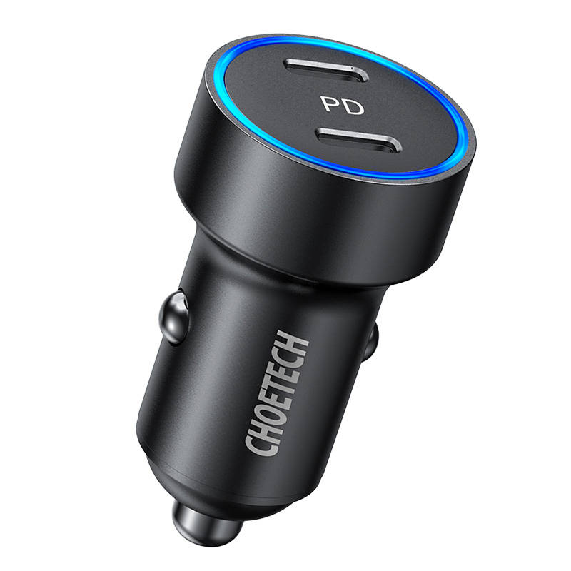 Auto punjač Choetech C0054 36W 2x USB-C