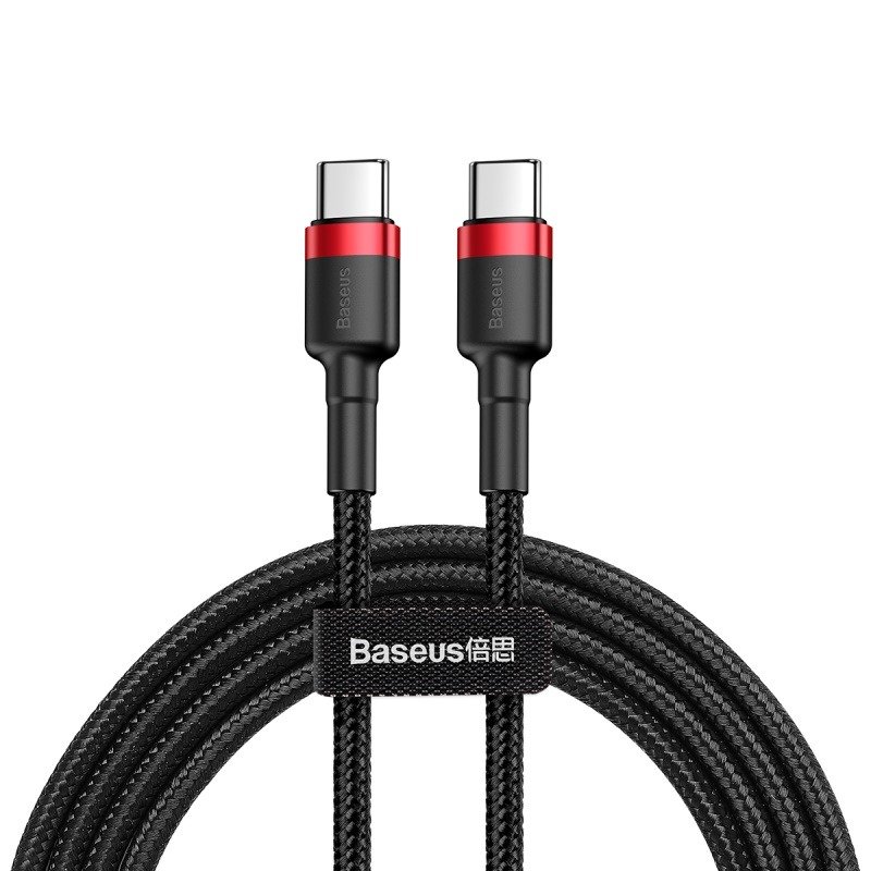 Baseus Cafule kabel USB-C PD 2.0 QC 3.0 60W 2m (crni+crveni) (paket od 5 komada)