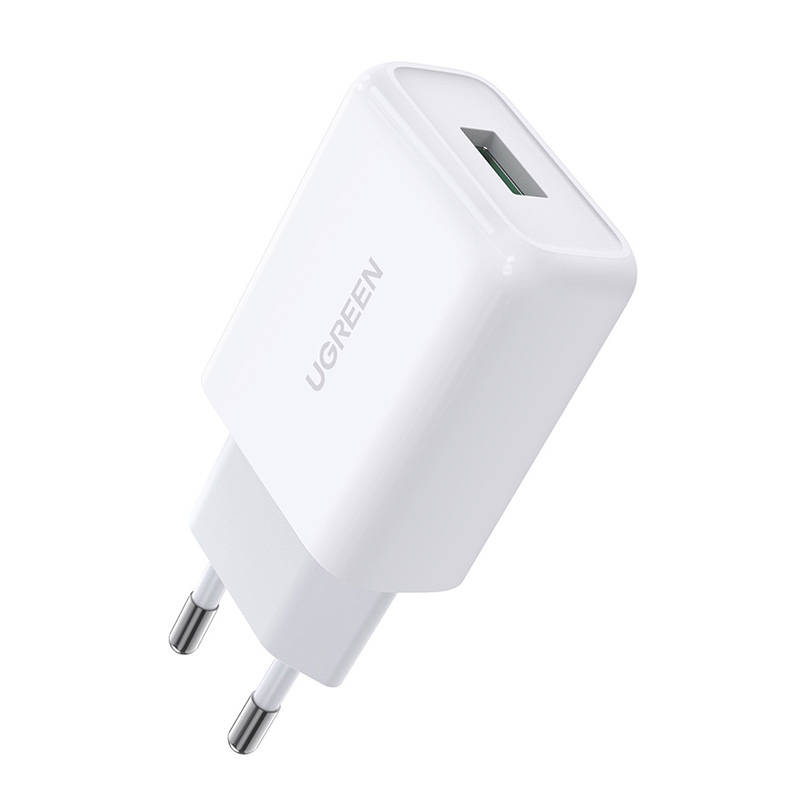 Punjač UGREEN CD122, USB-A, QC3.0, 18W (bijeli)