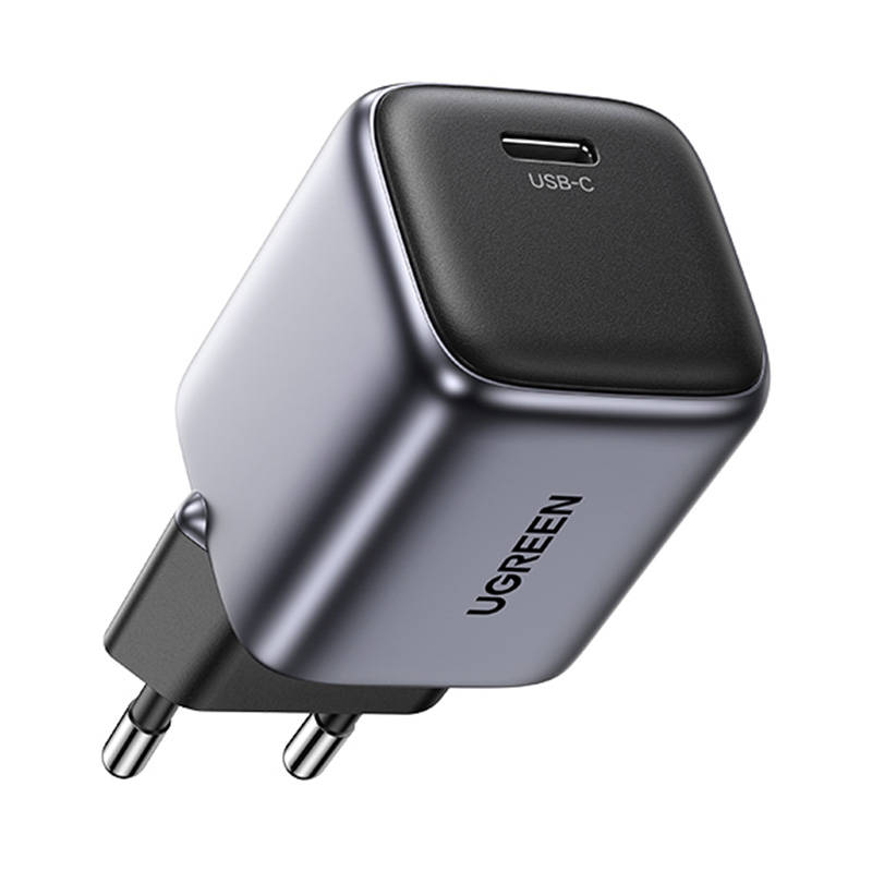 Punjač UGREEN CD318 Nexode mini, USB-C, PD3.0, QC4.0, GaN, 20W (siva)