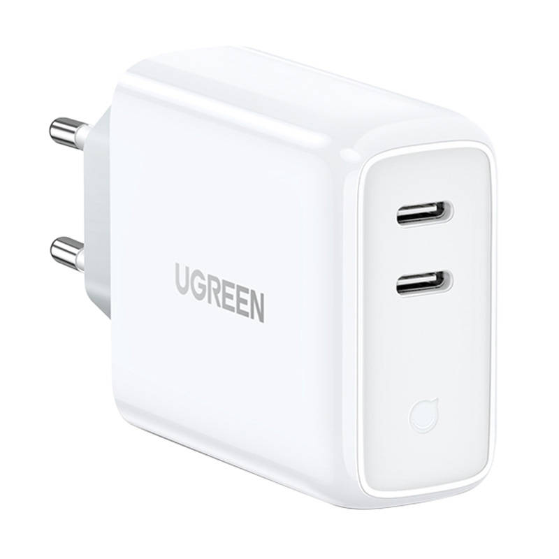 Punjač UGREEN CD199, 2x USB-C, PD3.0, QC4.0, 36W (bijeli)