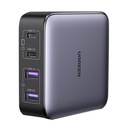 Nexode punjač UGREEN CD327, 2x USB-C, 2x USB-A, GaN, 65W (siv)