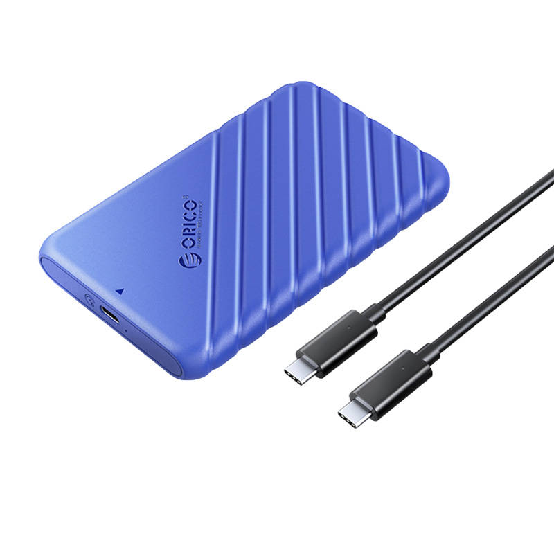 Orico 2.5' HDD/SSD kućište, 6 Gbps, USB-C 3.1 Gen1 (plavo)