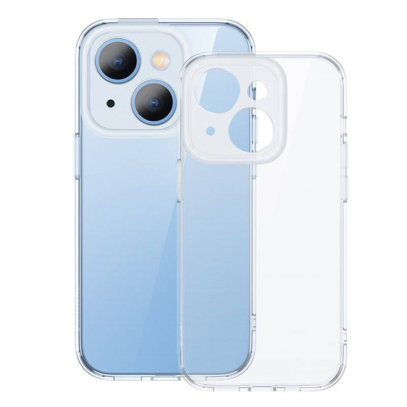 Baseus Illusion Transparent Case, okviri leća, set kaljenog stakla za iPhone 14